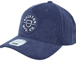 Adjustable-Brixton Crest C Mp Washed Navy Corduroy A-Frame Adjustable -