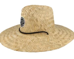 Straw Hat-Brixton Crest Sun Hat Tan Straw Hat -