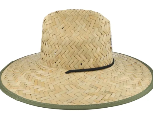 New Brixton Crest Sun Tan/Olive Surplus Straw Hat -