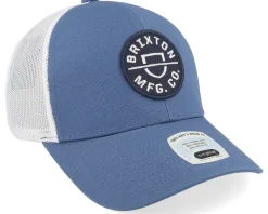 Trucker-Brixton Crest X Mesh Cap Dark Denim/White A-Frame Trucker -