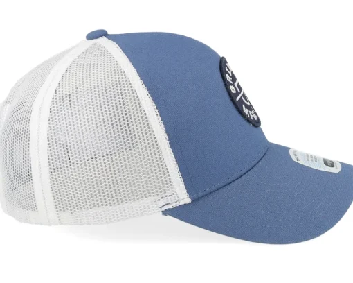 Trucker-Brixton Crest X Mesh Cap Dark Denim/White A-Frame Trucker -