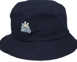 Clearance HUF Crown Reversible Bucket Hat Navy Blazer Bucket -