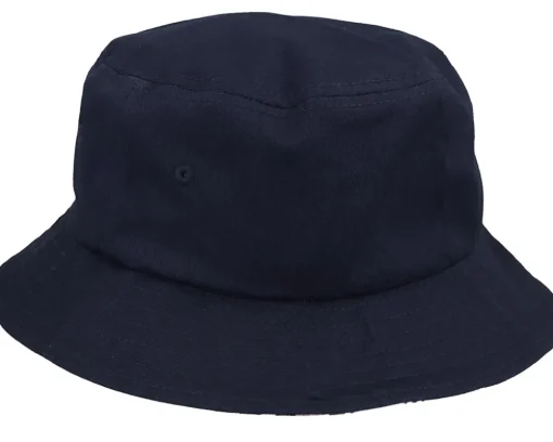 Clearance HUF Crown Reversible Bucket Hat Navy Blazer Bucket -
