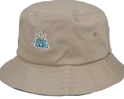 Discount HUF Crown Reversible Hat Camel Bucket -