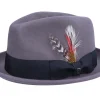 Best Jaxon & James Crushable Blues Grey/Black Trilby -