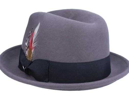 Best Jaxon & James Crushable Blues Grey/Black Trilby -