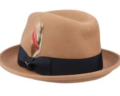 Trilby Hats-Jaxon & James Crushable Blues Pecan Trilby -