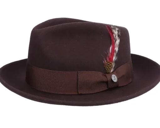 Best Jaxon & James Crushable C-Crown Brown Fedora -