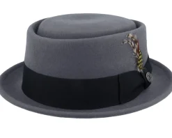 Online Jaxon & James Crushable Grey Pork Pie -
