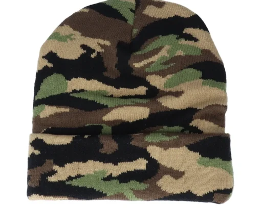 New Beechfield Cuffed Jungle Camo Beanie -
