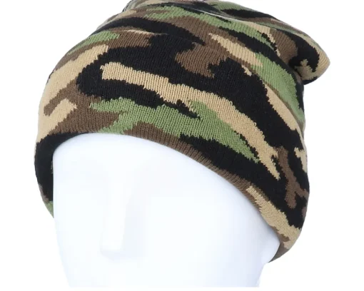 New Beechfield Cuffed Jungle Camo Beanie -