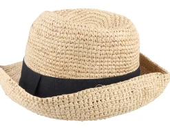 Straw Hat-MJM Hats Culebra W Raffia Natural Straw Hat -