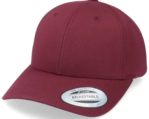 Adjustable-Yupoong Curved Classic Maroon Adjustable -