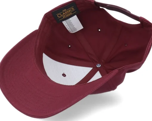 Adjustable-Yupoong Curved Classic Maroon Adjustable -