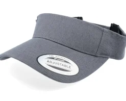 Hot Yupoong Curved Dark Visor - Grey