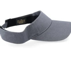 Hot Yupoong Curved Dark Visor - Grey