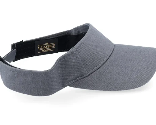 Hot Yupoong Curved Dark Visor - Grey