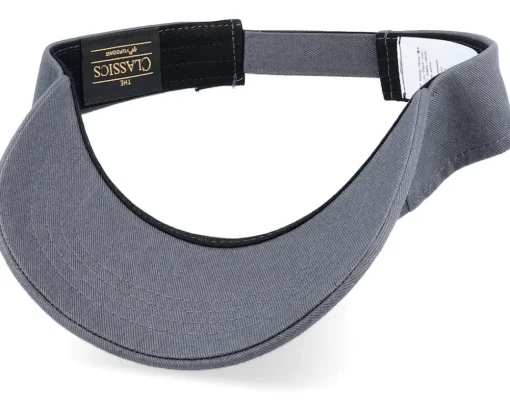 Hot Yupoong Curved Dark Visor - Grey