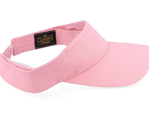 Clearance Yupoong Curved Light Visor - Pink