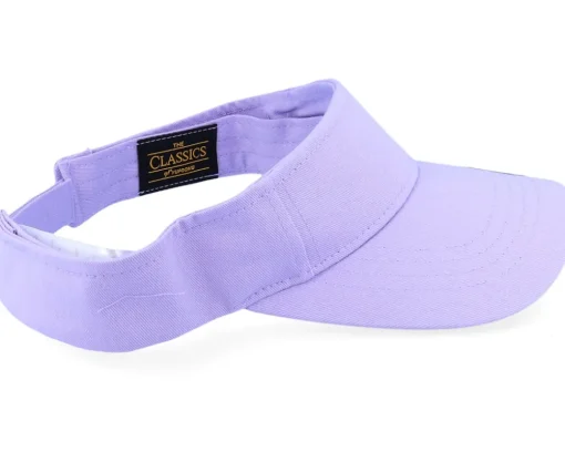 Blanks | Visor-Yupoong Curved Lilac Visor - Purple