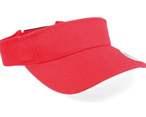 Clearance Yupoong Curved Visor - Red