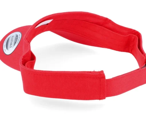 Clearance Yupoong Curved Visor - Red