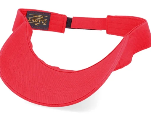 Clearance Yupoong Curved Visor - Red