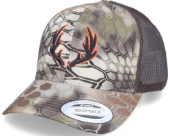 Trucker-Hunter 3D Antlers Highlander Kryptek Brown Trucker -
