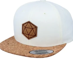Best Gamerz D20 3D Patch Natural/Cork Snapback -