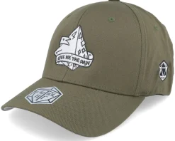 New Critiql Hit D4 Dice Ultimate Pain Wooly Combed Olive Flexfit - Green