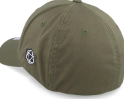 New Critiql Hit D4 Dice Ultimate Pain Wooly Combed Olive Flexfit - Green