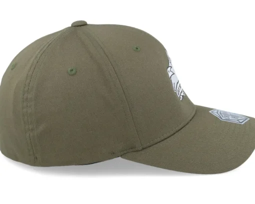 New Critiql Hit D4 Dice Ultimate Pain Wooly Combed Olive Flexfit - Green