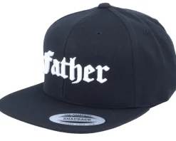 Snapback-Blackletter 3D Father Black Snapback -