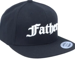 Snapback-Blackletter 3D Father Black Snapback -