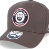 Adjustable-Bearded Man 3D Logo Patch 110 Brown Adjustable -