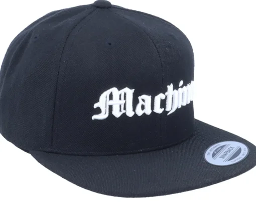 Snapback-Blackletter 3D Machine Black Snapback