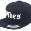 Best Blackletter 3D Vibes Black Snapback -