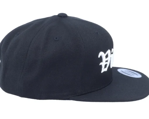 Best Blackletter 3D Vibes Black Snapback -