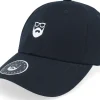 Dad Cap-Bearded Man Dad Cap Black/White Adjustable -