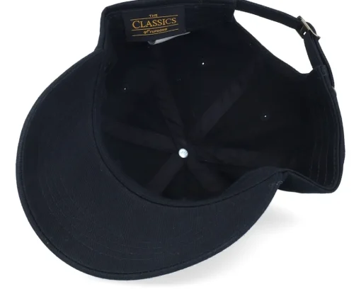 Dad Cap-Bearded Man Dad Cap Black/White Adjustable -
