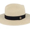 Straw Hat-Rip Curl Dakota Panama Natural Straw Hat - Beige
