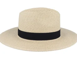 Straw Hat-Rip Curl Dakota Panama Natural Straw Hat - Beige
