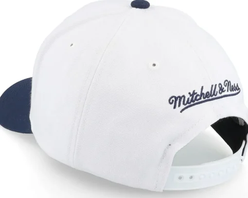 Adjustable-Mitchell & Ness Dallas Mavericks Team 2 Tone 2.0 Pro /Navy Adjustable - White