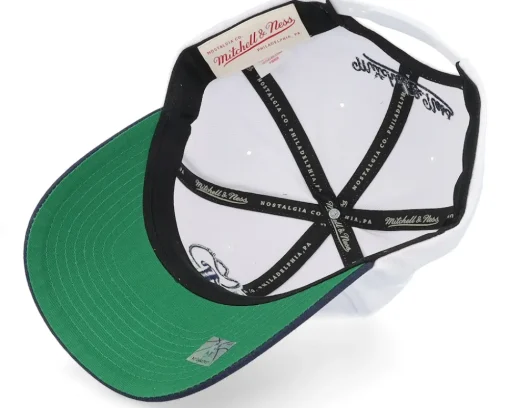 Adjustable-Mitchell & Ness Dallas Mavericks Team 2 Tone 2.0 Pro /Navy Adjustable - White