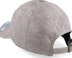 Blanks-Yupoong Darktaupe Low Profile Coated Dad Cap - Grey