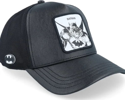 Trucker-Capslab Dc Comics Batman Black A-Frame Trucker -