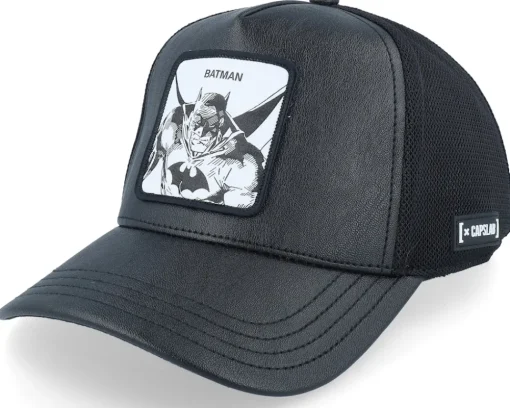 Trucker-Capslab Dc Comics Batman Black A-Frame Trucker -