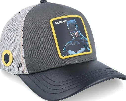 Trucker-Capslab Dc Comics Batman Grey/Black A-Frame Trucker -