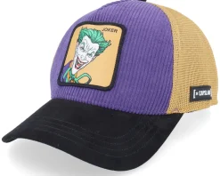 Trucker-Capslab Dc Comics Joker Yellow/Purple/Black Premium A-Frame Adjustable -