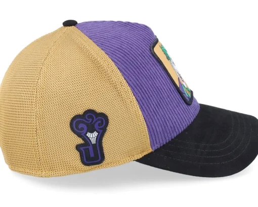 Trucker-Capslab Dc Comics Joker Yellow/Purple/Black Premium A-Frame Adjustable -